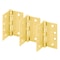 Prime-Line Door Hinge Commercial Smooth Pivot, 4-1/2 in. x 4-1/2 in. w/ Square Corners, Satin Brass 3 Pack U 1156463 - alternate 7